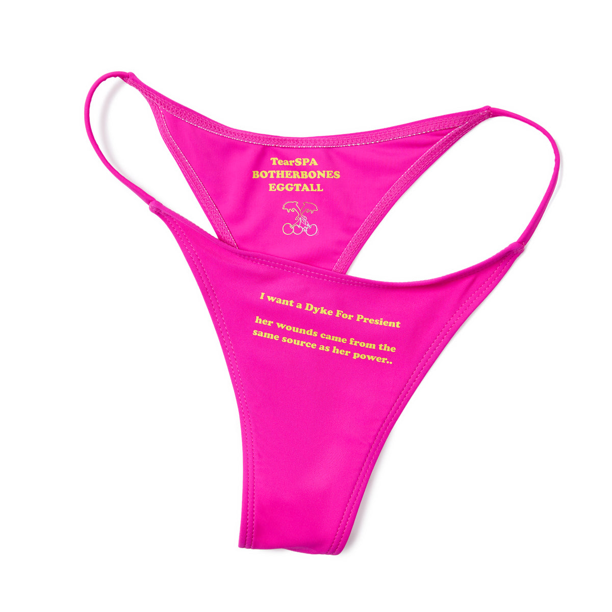 Thong swimwear with BOTHERBONES &TearSPA