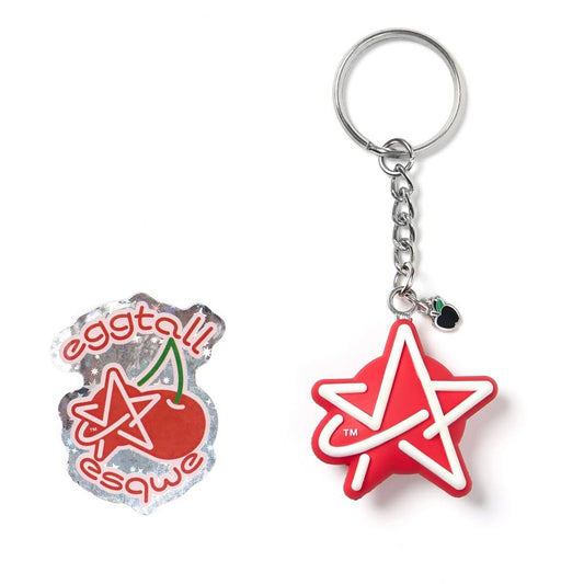 eggtall x esqwe keychain
