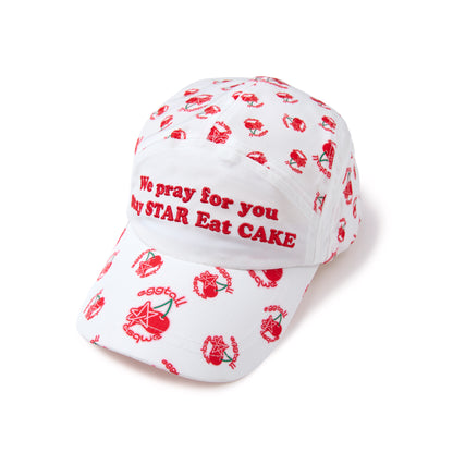 eggtall x esqwe cherry star 5-panel cap